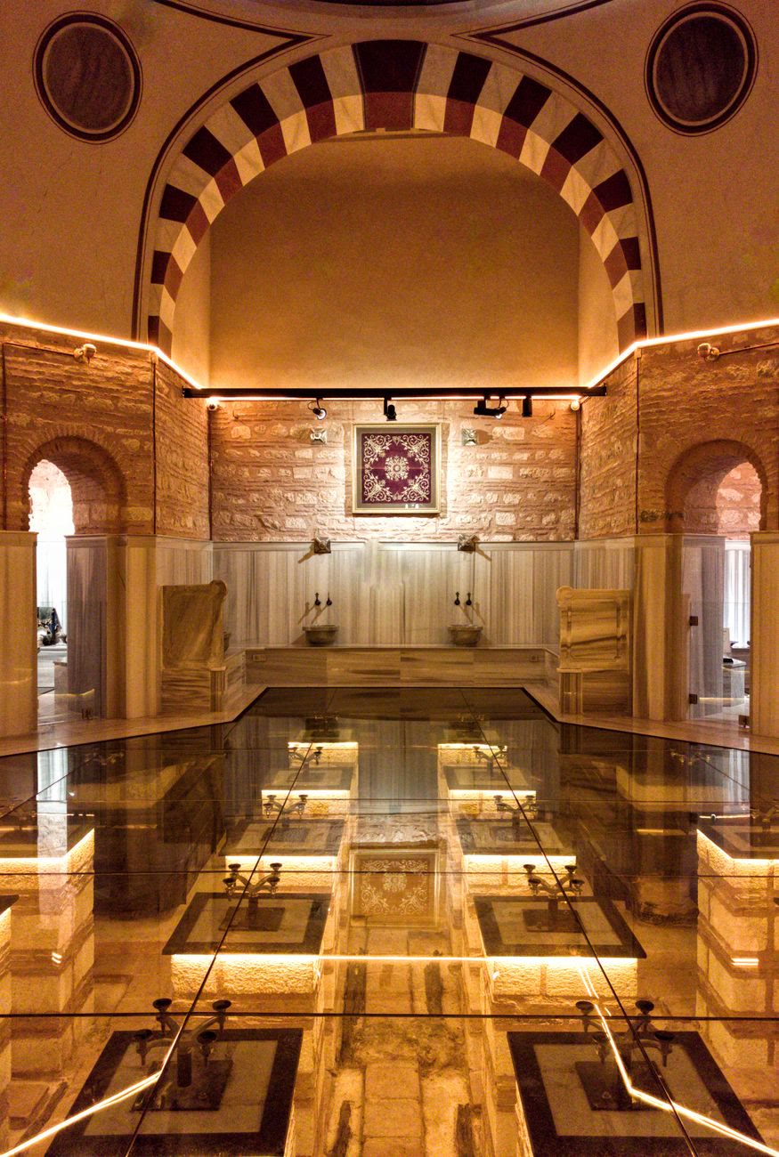 Relaxing spa amenities