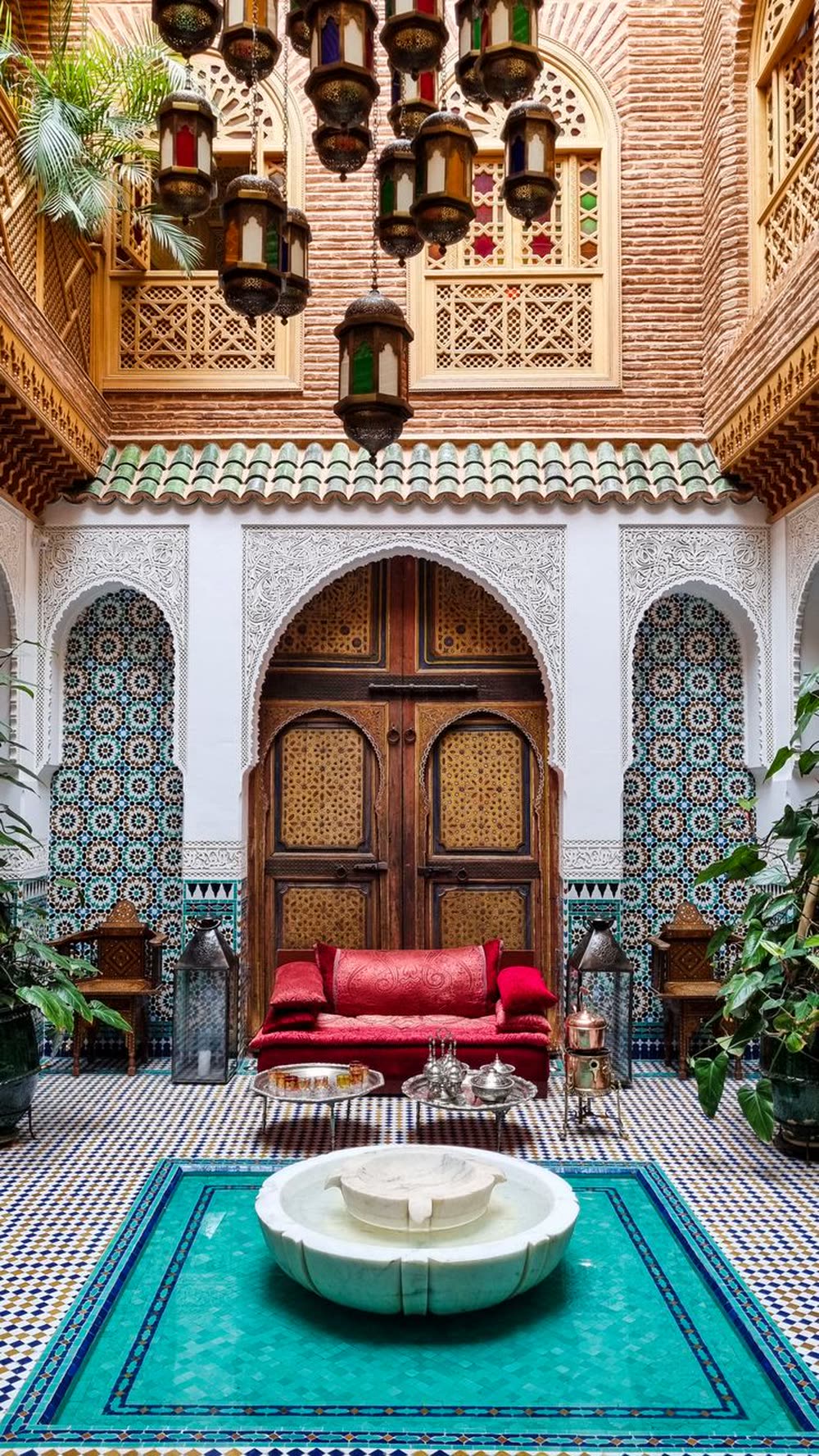 Una tavola gastronomica marocchina