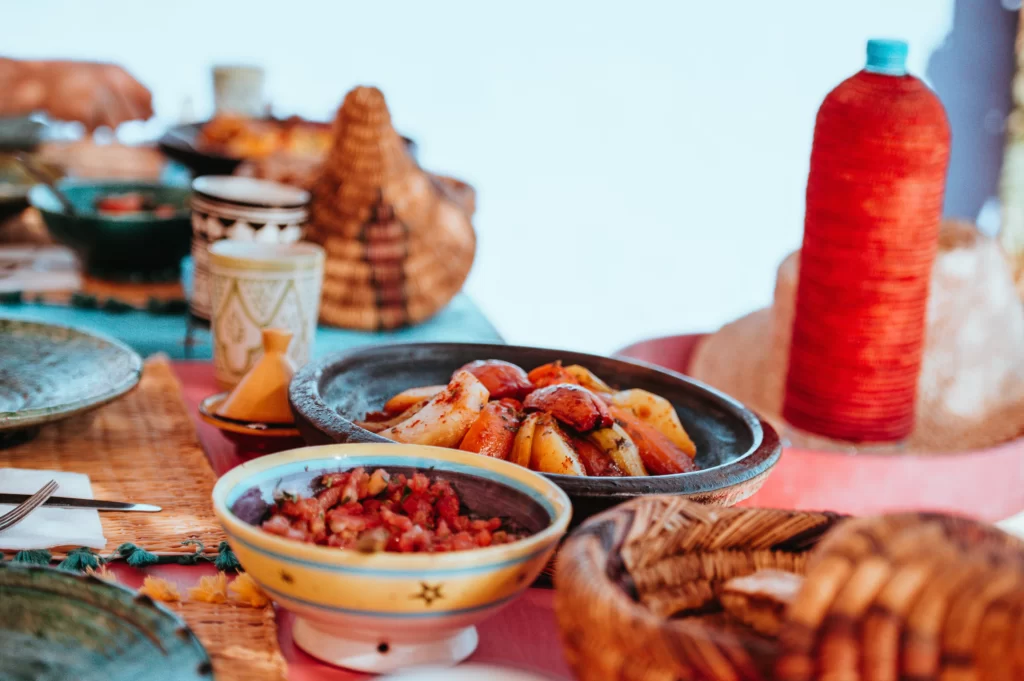 Dinning in Morocco