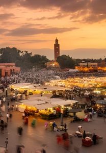 Things to do in Marrakech - Jemaa el-Fnaa square at sunset