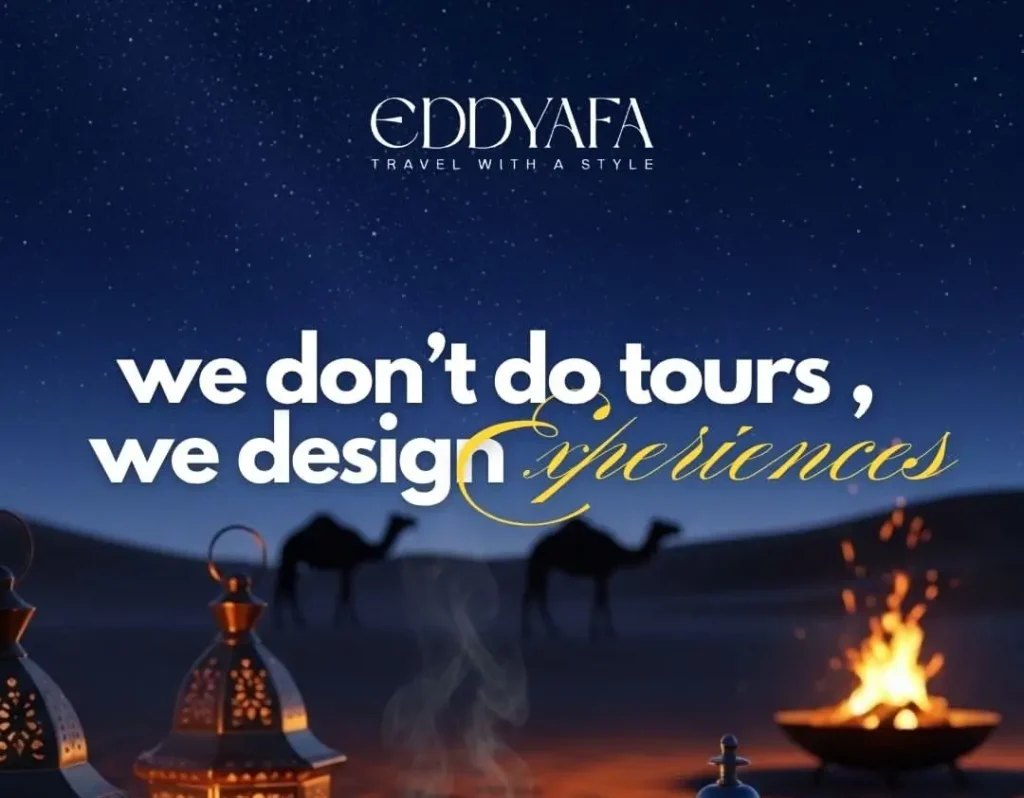 Eddyafa Travel expert guide leading Agafay Desert tour