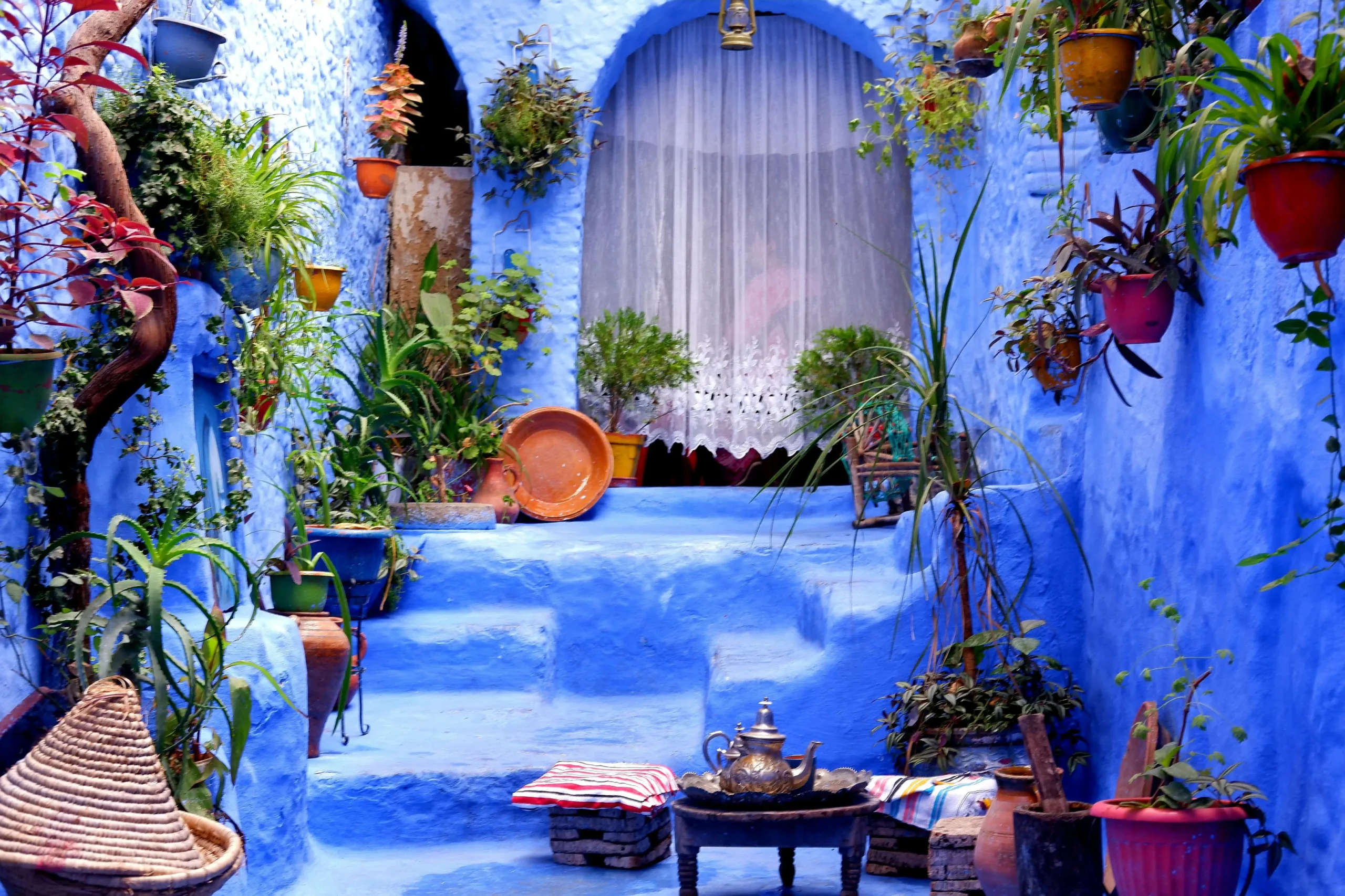 Chefchaouen during a Morocco travel itinerary