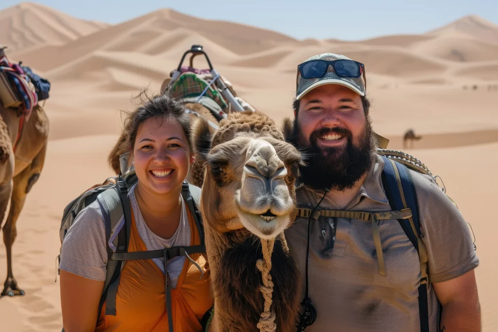 Camel ride during 3 days desert tour from Marrakech