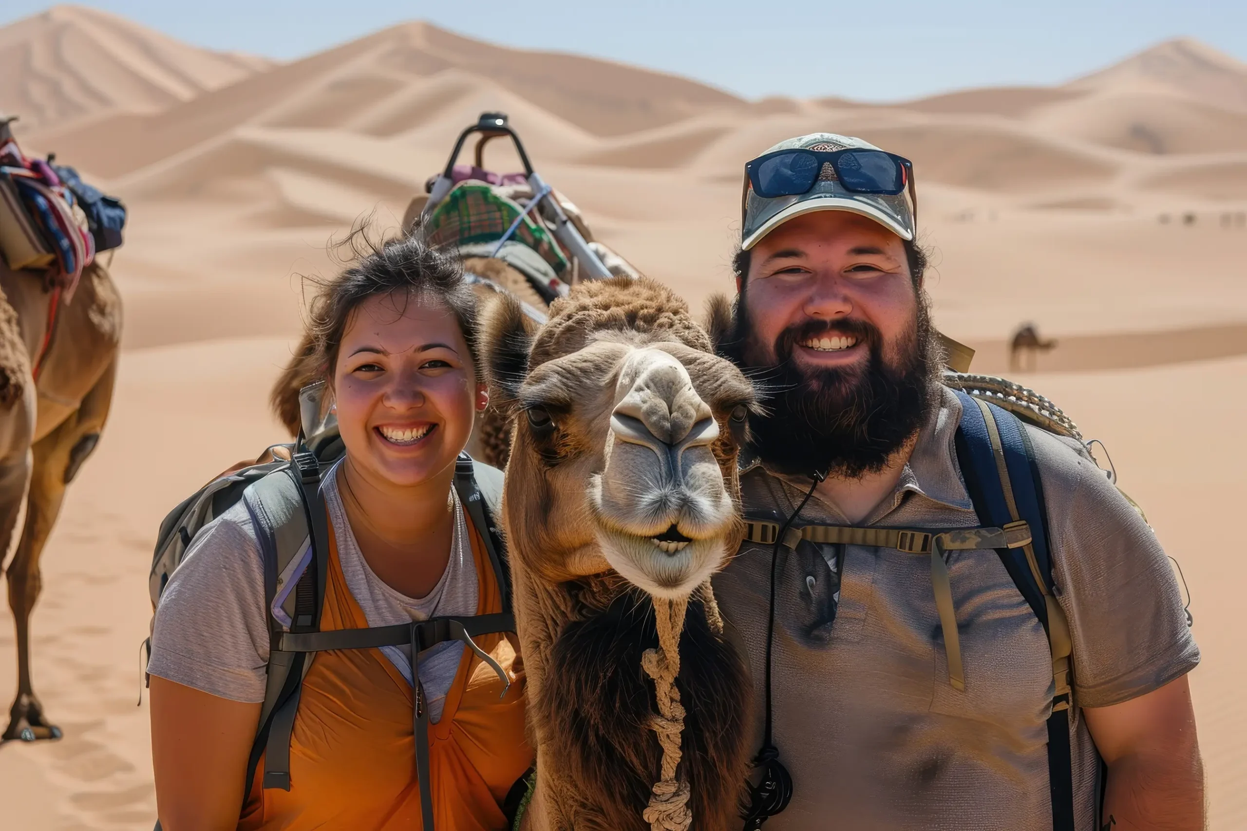 Camel ride during 3 days desert tour from Marrakech